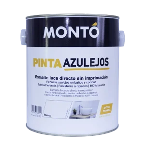 Pinta Azulejos - Pintura para Mayolicas Ceramicas y Azulejos - 2.5LT